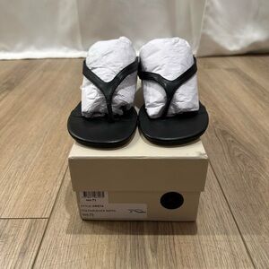 Tony Bianco Black Thong Sandals